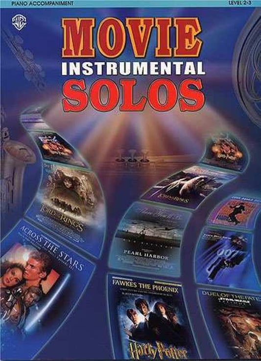 Movie Instrumental Solos Piano Accompaniment Book