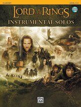 Lord of the Rings Instrumental Solos for Clarinet with CD