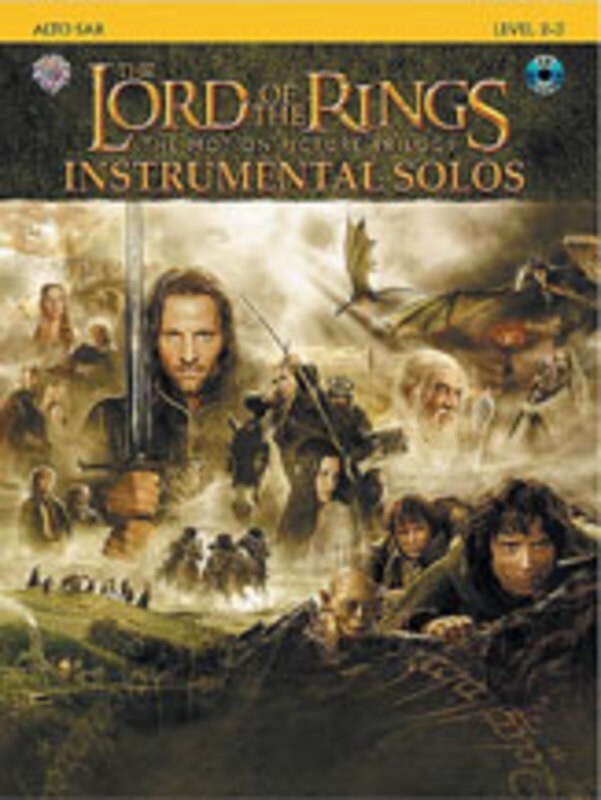 Lord Of The Rings Inst Solos Alto Sax Book/CD Book