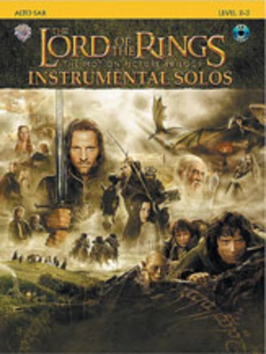 Lord Of The Rings Inst Solos Alto Sax Book/CD Book