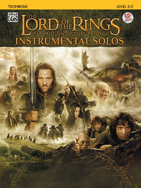 Lord Of The Rings Inst Solos Trombone Book/CD Book