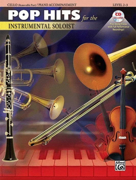 Pop Hits For Instrumental Soloist Book/CD Cello