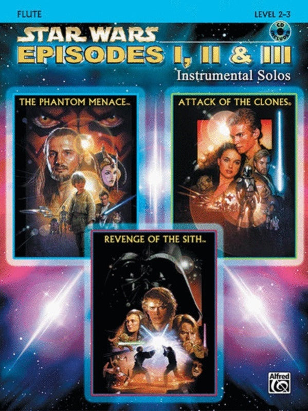 Star Wars Episodes 1/2/3 Flute Solos Book/CD Book