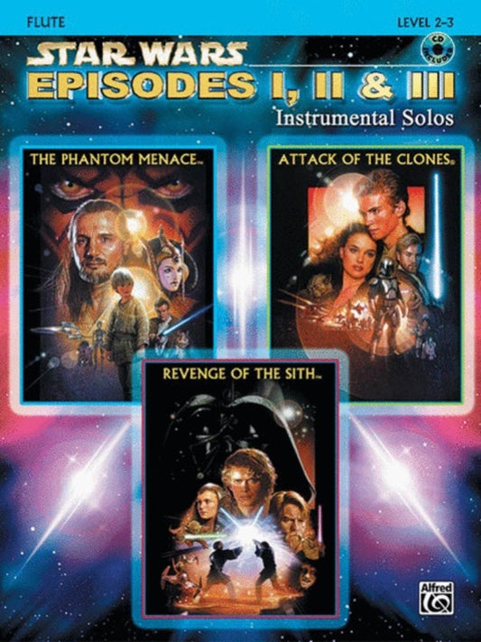 Star Wars Episodes 1/2/3 Flute Solos Book/CD Book