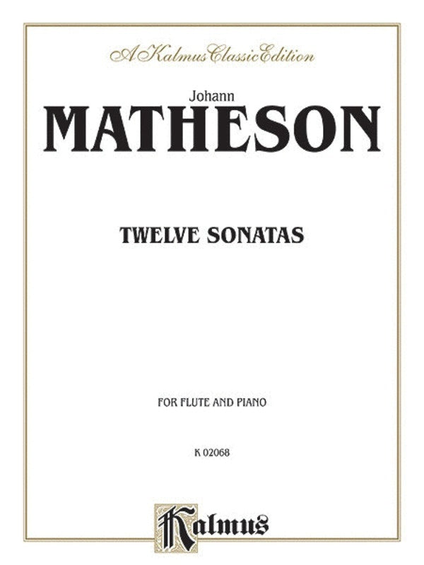 Sonatas 12 Complete Flute Piano Book