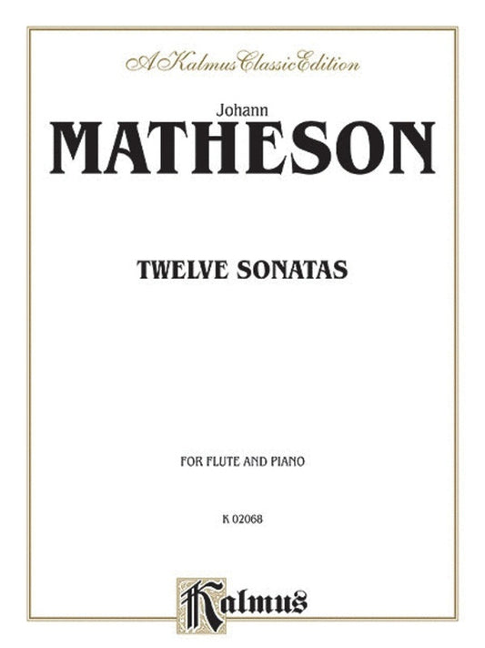 Sonatas 12 Complete Flute Piano Book