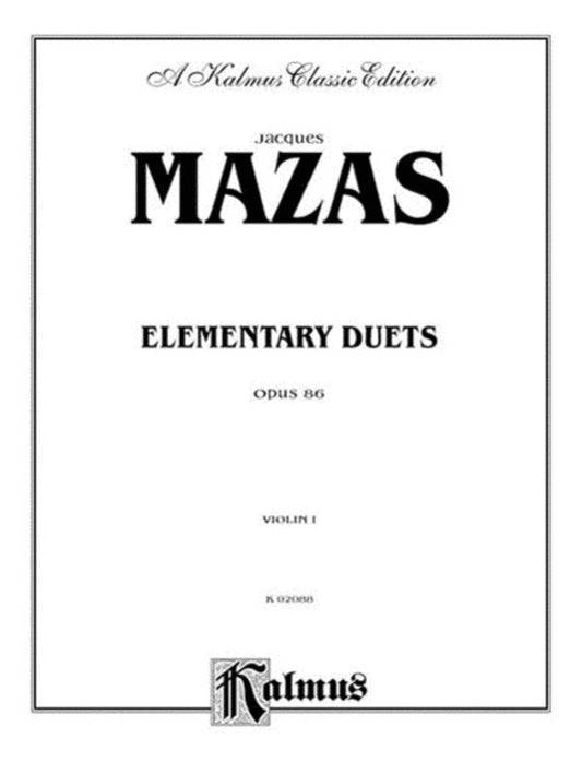 Elementary Duets Op 86 2 Violin Book