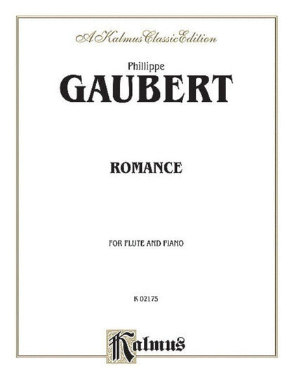 Gaubert Romance for Flute and Piano, Grade 7, Kalmus Edition, 16 Pages