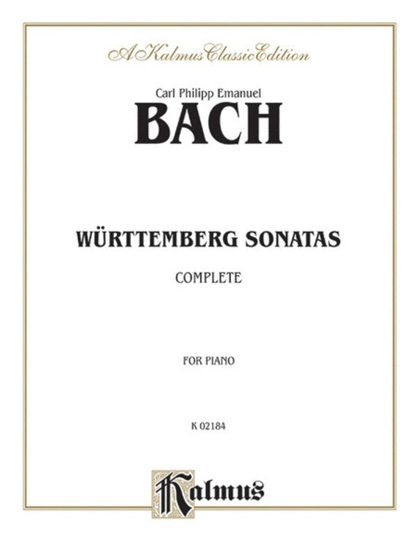 Wurttemberg Sonatas 6 Wq 49