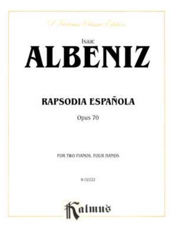 Rapsodia Espanonline Audio Op 70 2 Piano 4 Hand Book