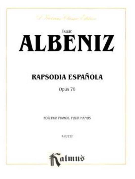 Rapsodia Espanonline Audio Op 70 2 Piano 4 Hand Book