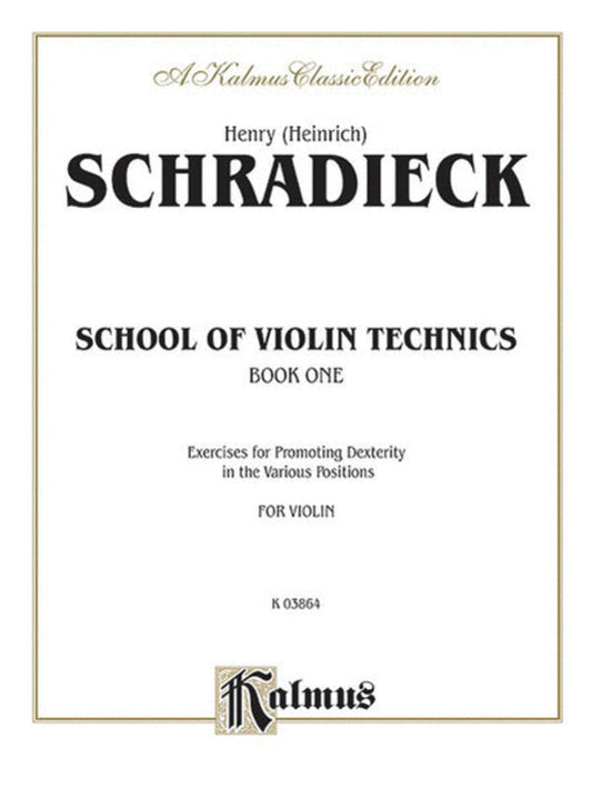 School Of Violin Technics Book 1 Book