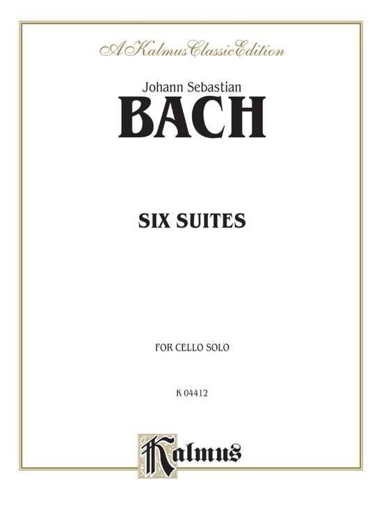 Bach Six Suites BWV 1007-1012 for Piano, Kalmus Edition, 48 Pages