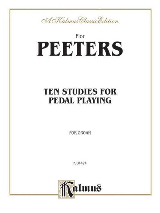 Peeters - 10 Studies For Pedal Playing