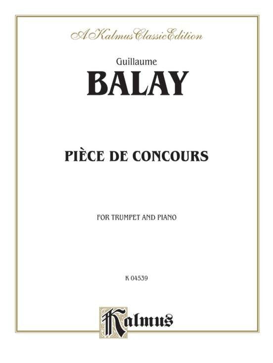 Balay - Piece De Concours For Trumpet/Piano (Kalmus)