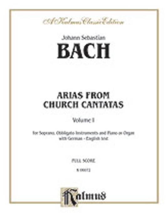 Arias From Church Cantatas Soprano Book 1