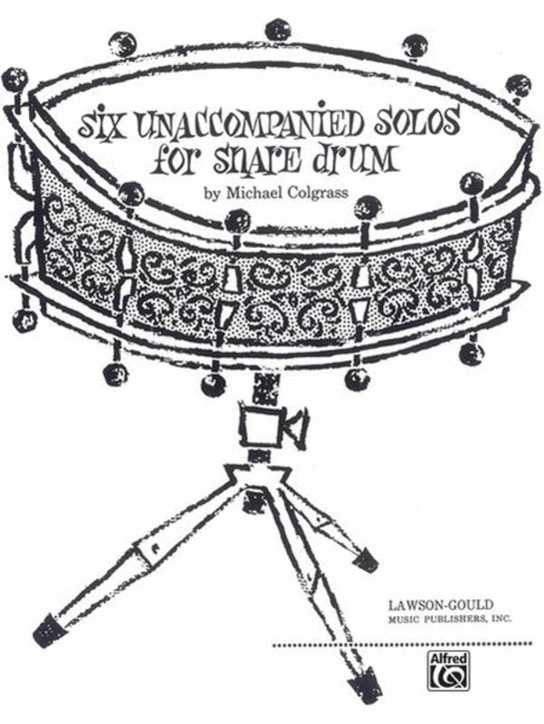 Six Unaccompanied Solos For Snare Drum Book