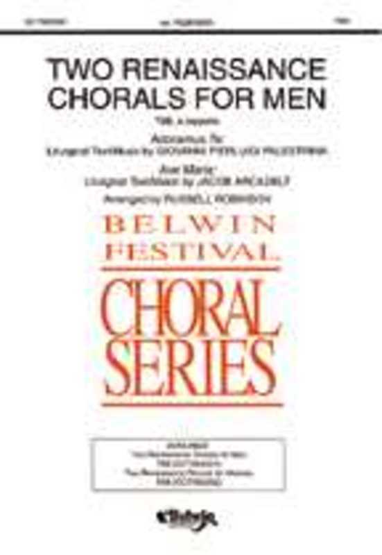 Renaissance Chorals 2 For Men TBB Arr Robinson
