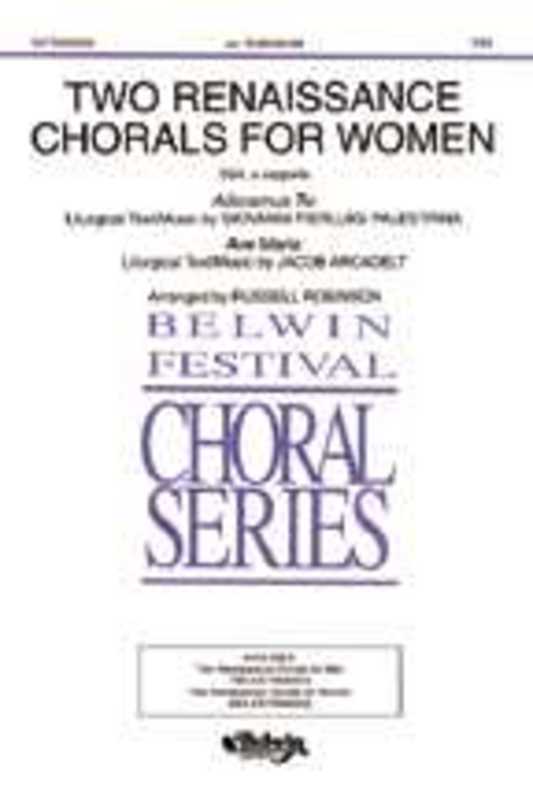 Renaissance Chorals 2 For Women SSA Arr Robinson