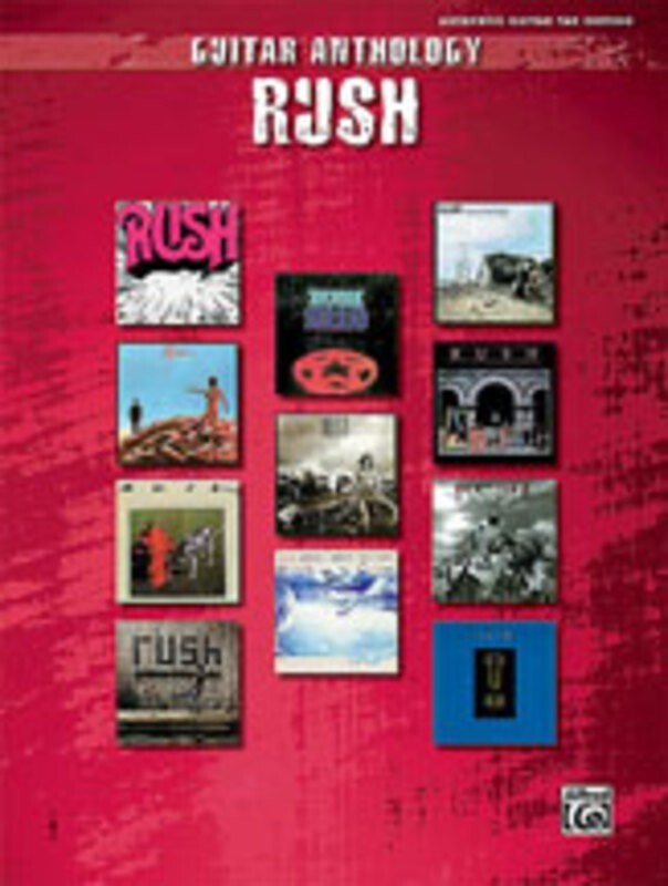 Guitar Anthology Series Rush Guitar TAB Book