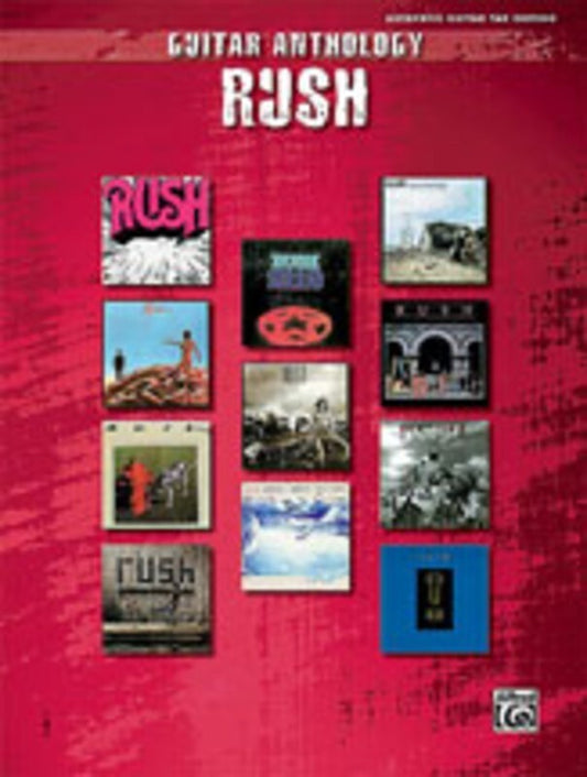 Guitar Anthology Series Rush Guitar TAB Book