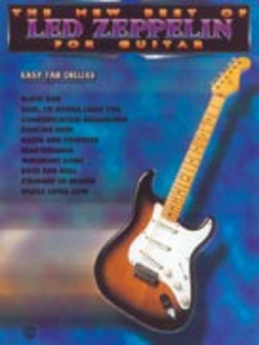 New Best Of Led Zeppelin For Guitar Easy TAB Book