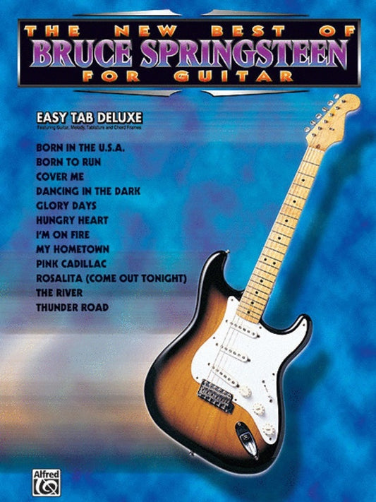 New Best Of Bruce Springsteen Easy Guitar TAB Book