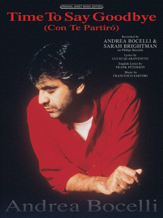 Time To Say Goodbye (Con Te Partiro) Single Sheet