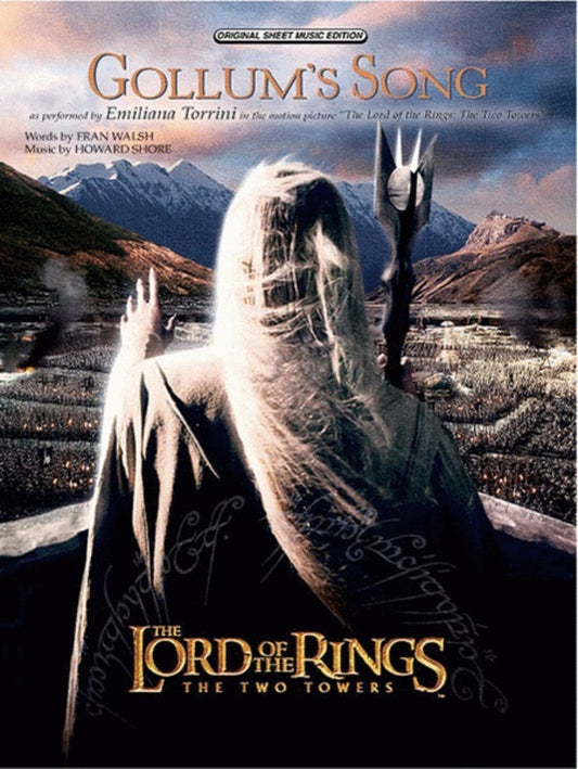 Gollums Song PVG From Lord Of The Rings Book