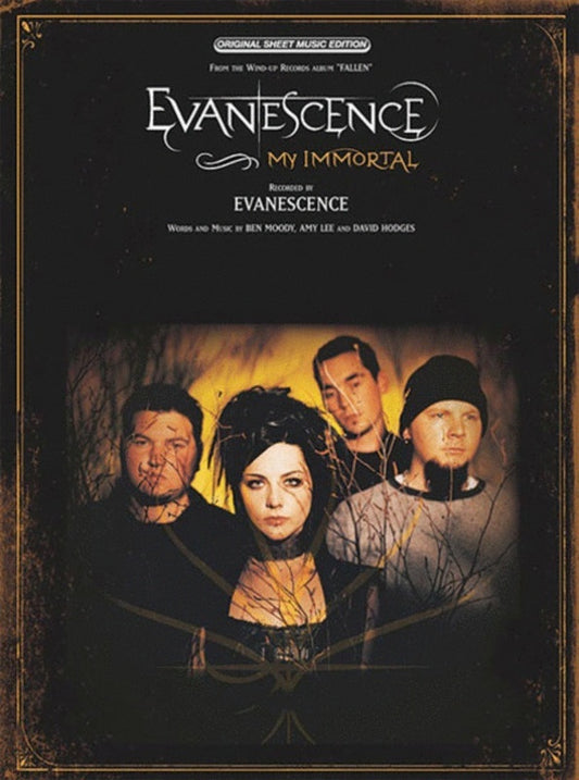 My Immortal Single Sheet