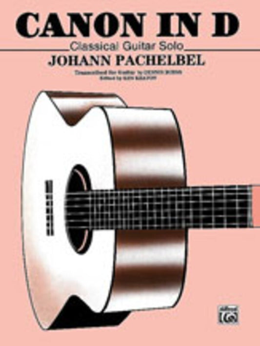 Canon In D Arr Burns Guitar Book