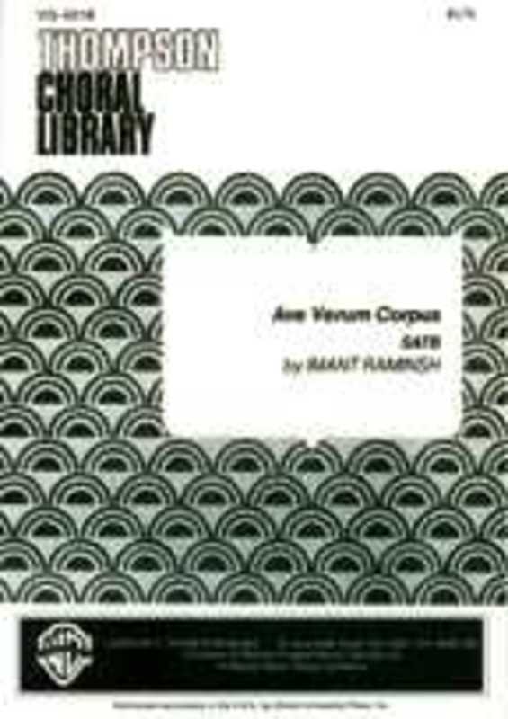 Ave Verum Corpus SATB