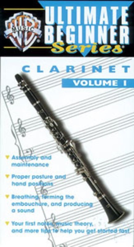 Ultimate Beginner Series Clarinet Vol 1 Vhs Pal Book
