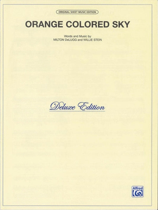 Orange Coloured Sky Single Sheet