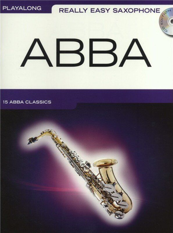 ABBA Really Easy Alto Saxophone Book with CD