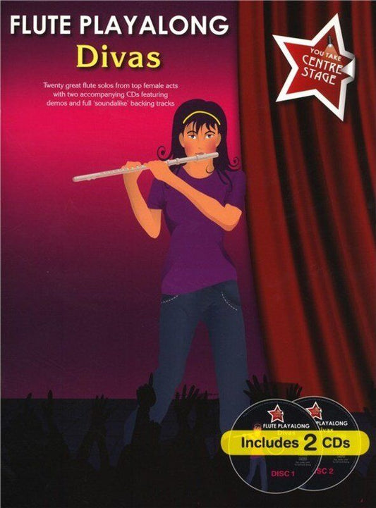 Flute Playalong Divas Book with 2 CDs
