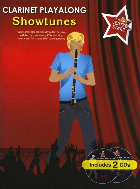 Clarinet Playalong Showtunes Book with 2 CDs