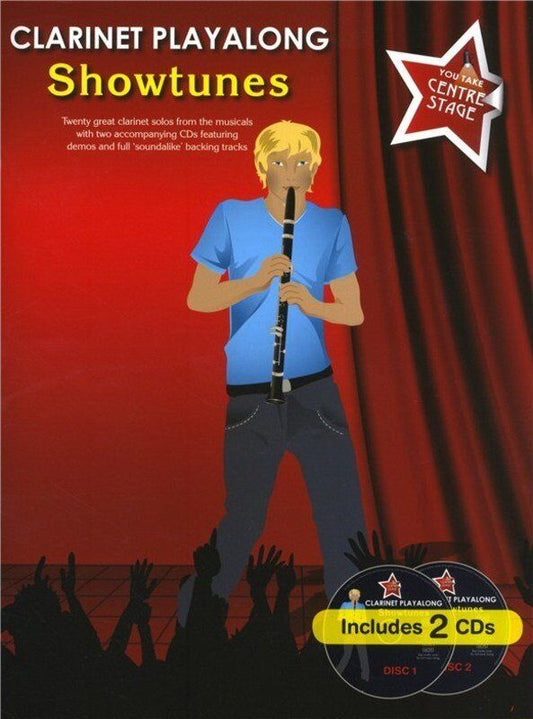 Clarinet Playalong Showtunes Book with 2 CDs