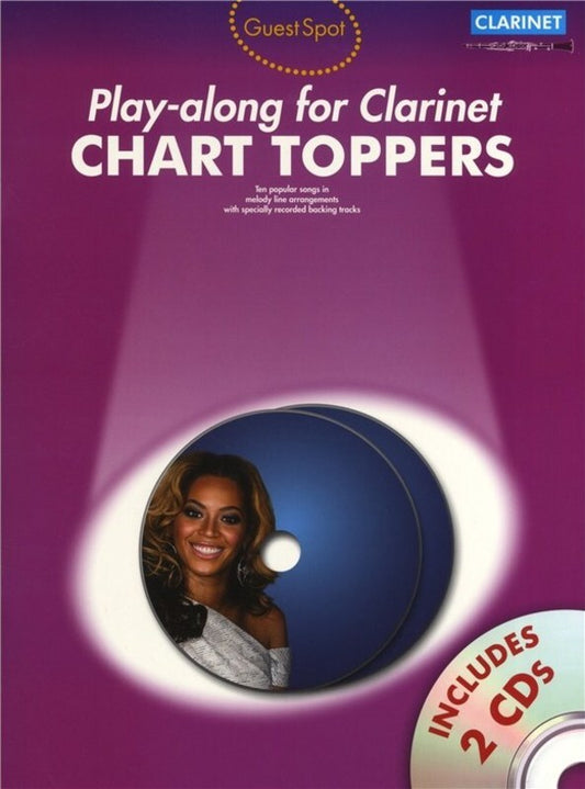 Guest Spot Chart Toppers Clarinet Softcover Book/CD