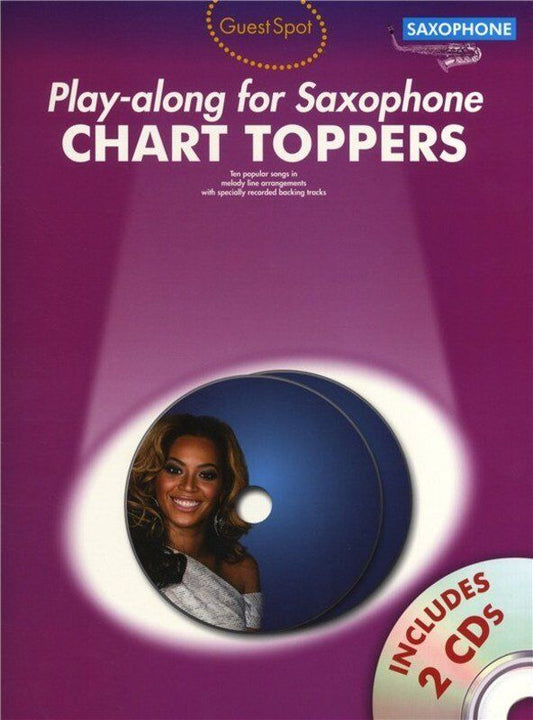Guest Spot Chart Toppers Saxophone Book/CD Pack