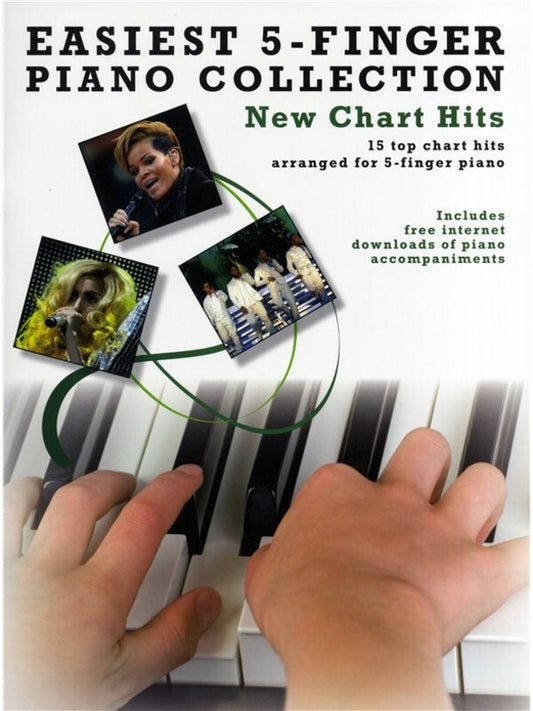 Easiest 5 Finger Piano Collection New Chart Hits (Softcover Book)