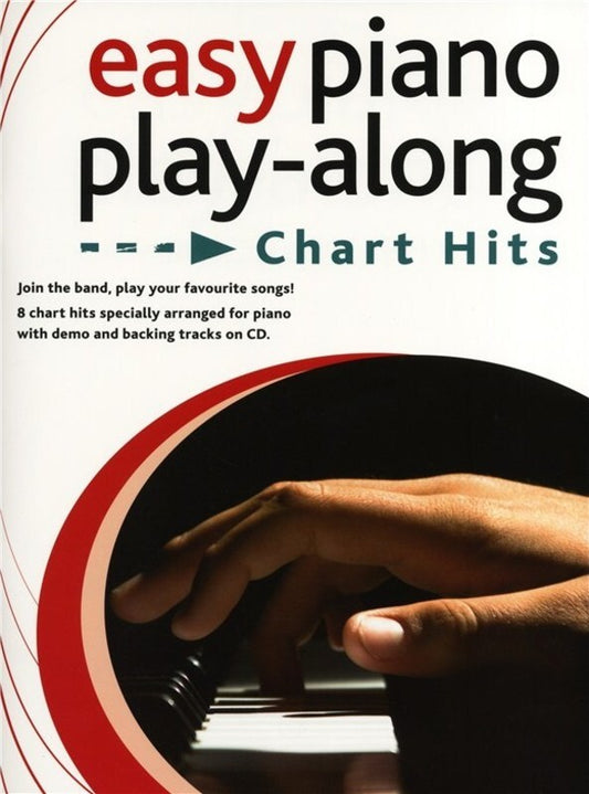 Easy Piano Play Along Chart Hits Softcover Book/CD