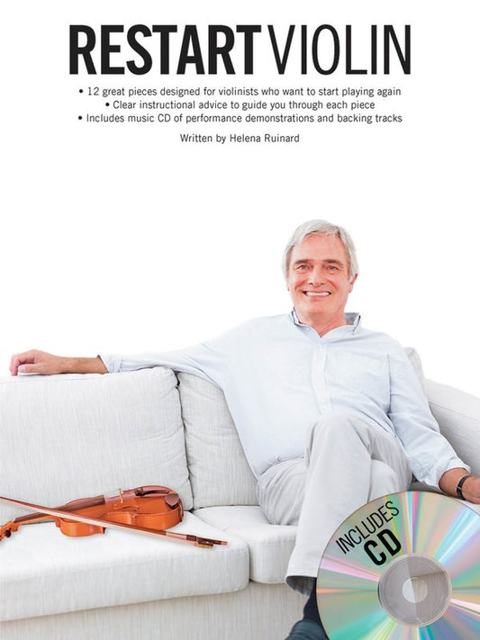 Restart Violin Softcover Book/CD