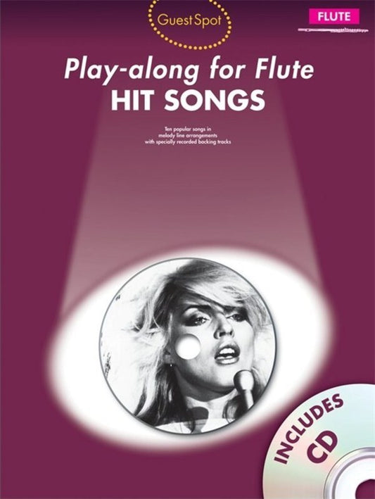 Guest Spot Hits Songs Flute Softcover Book/CD