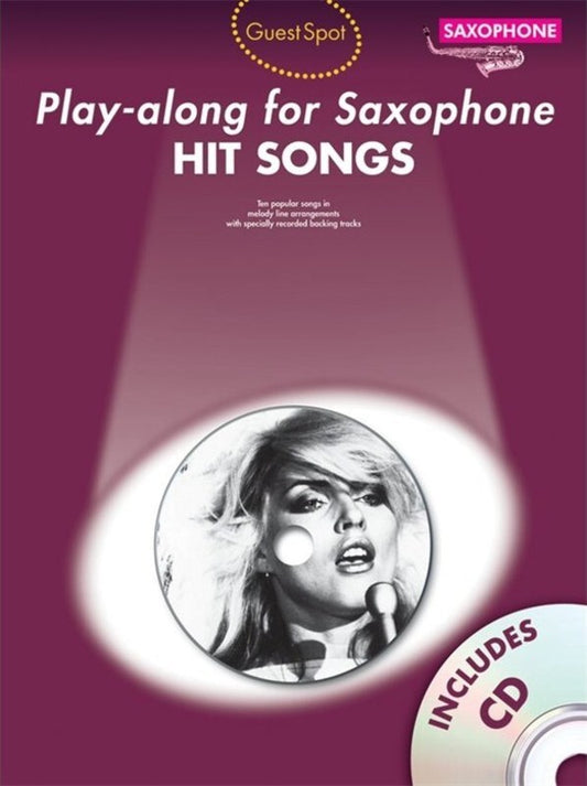 Guest Spot Hits Songs Sax Softcover Book/CD