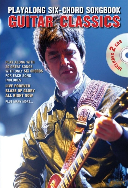 Playalong 6 Chord Songbook Guitar Softcover Book/CD