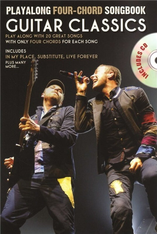 Playalong 4 Chord Songbook Guitar Softcover Book/CD