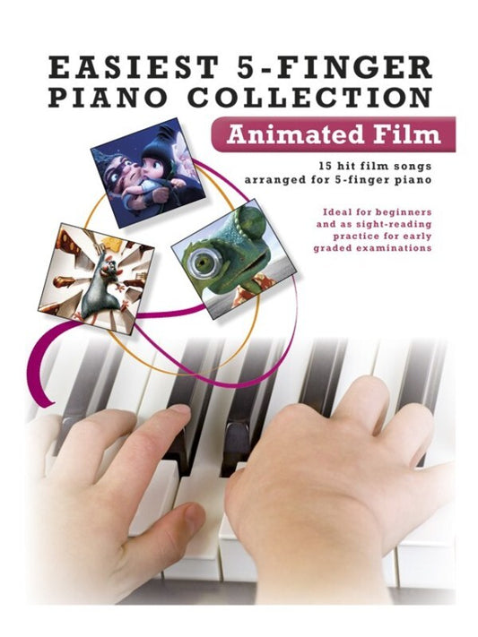 Easiest 5 Finger Piano Collection Animated Film (Softcover Book)
