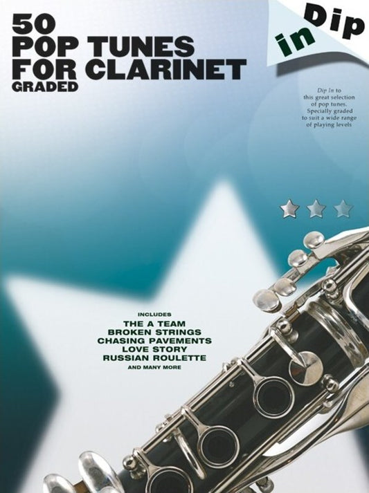 Dip In 50 Pop Tunes Clarinet Graded (Softcover Book)
