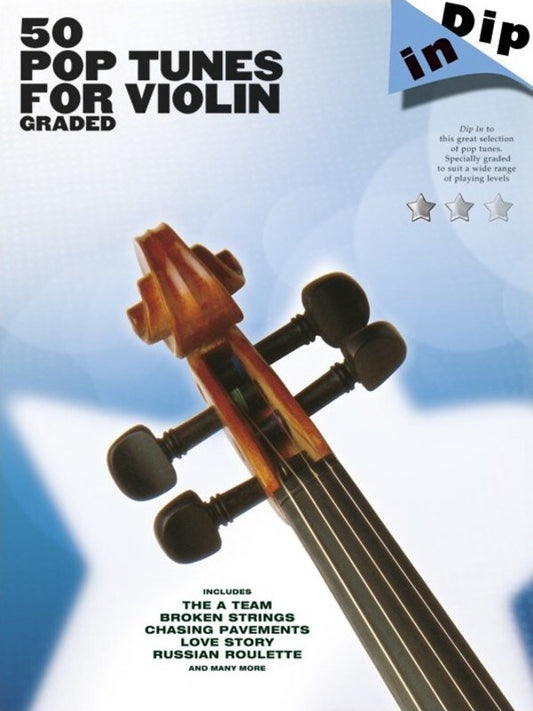 Dip In 50 Pop Tunes Violin Graded (Softcover Book)